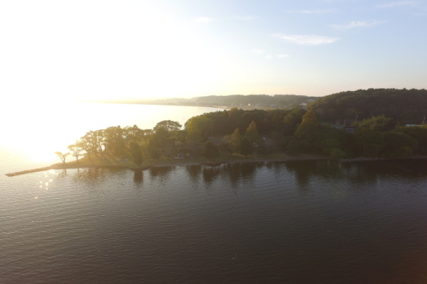 親沢公園上空からの写真 親沢公園上空からの写真