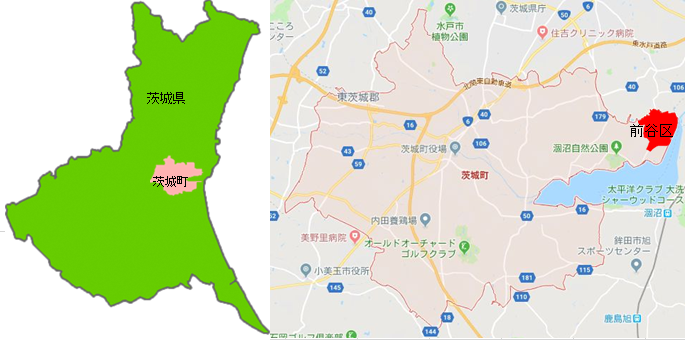 前谷区地図 前谷区地図