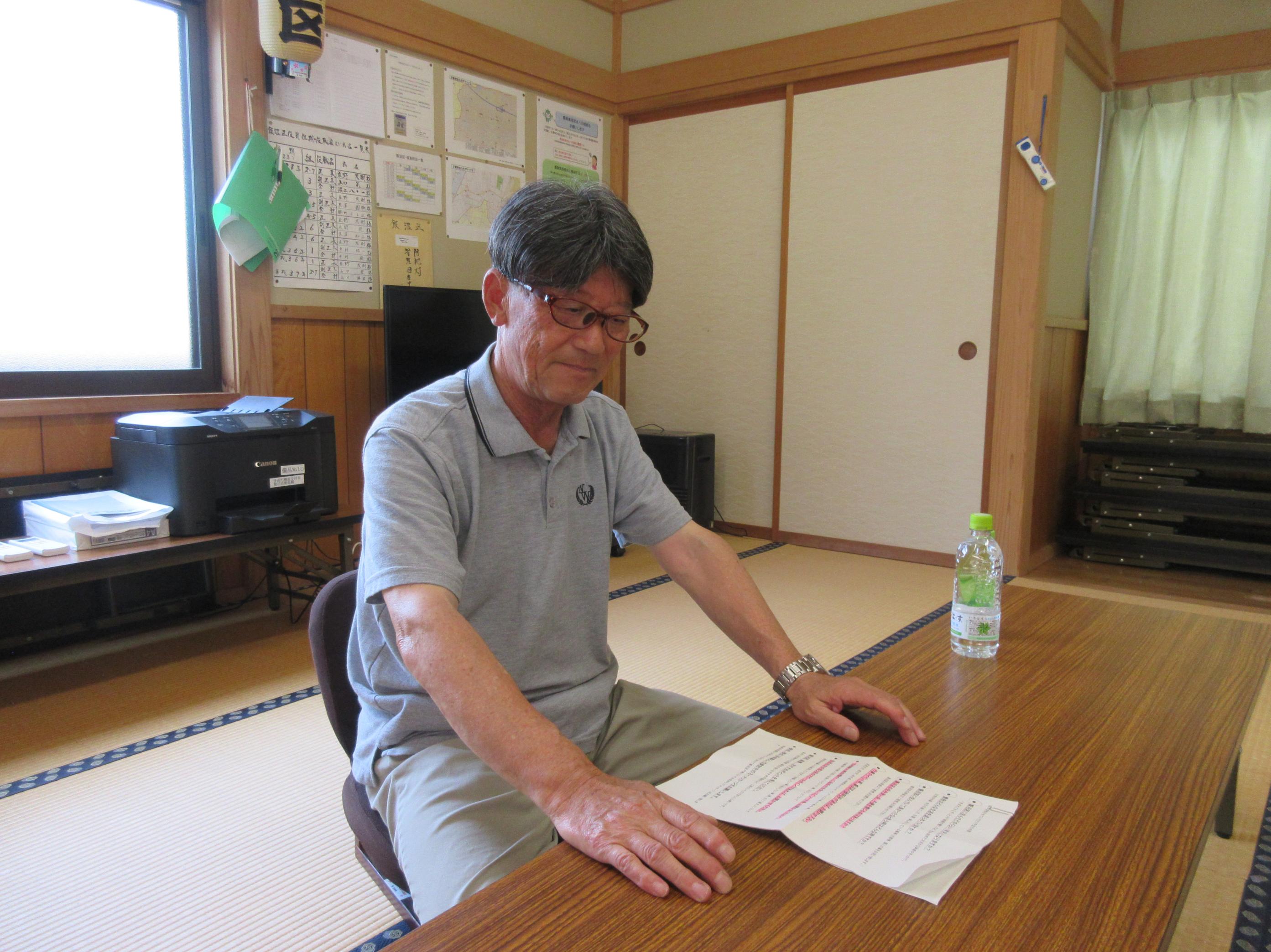 インタビュー風景 インタビュー風景