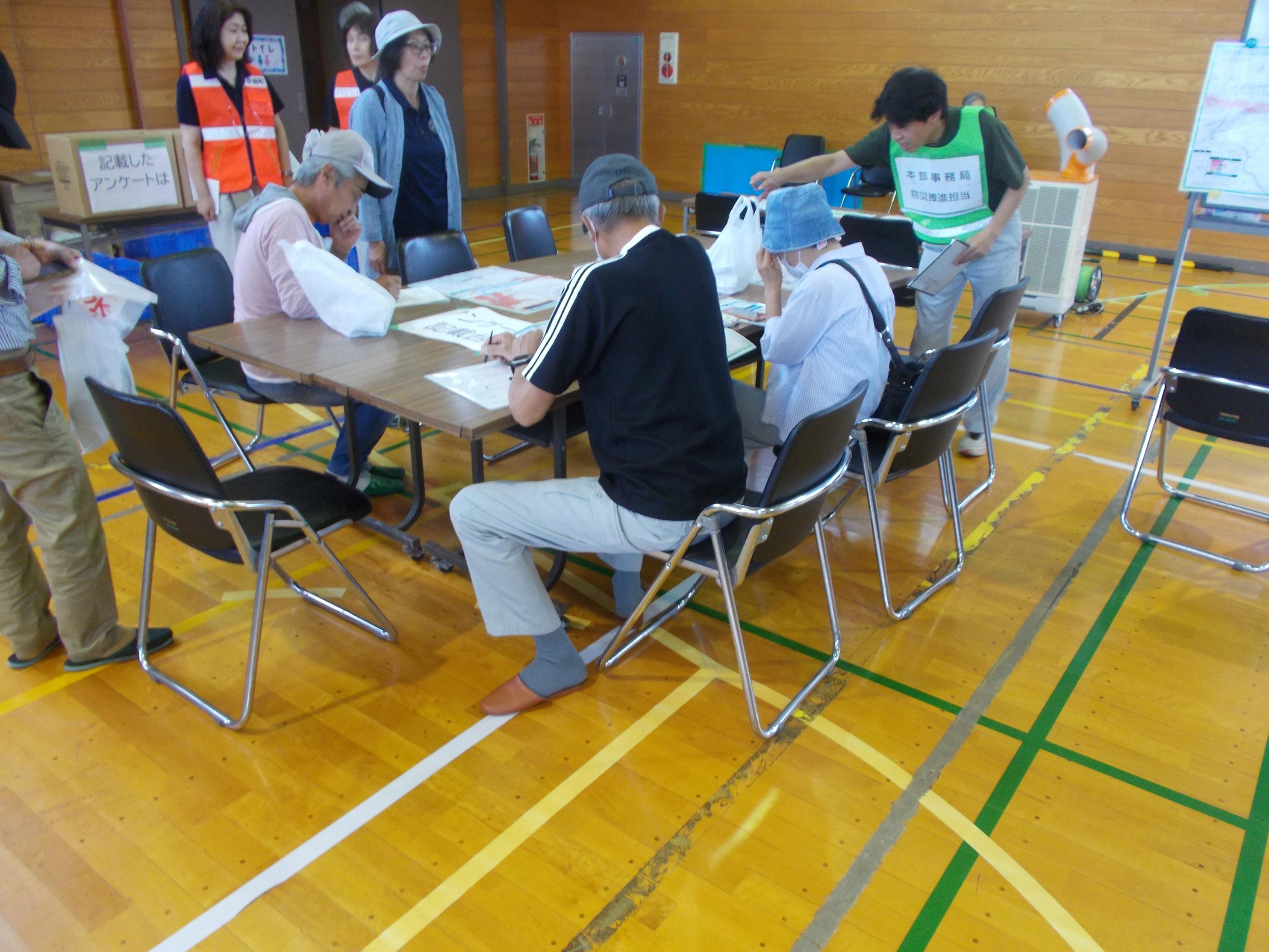 ハザードマップの確認