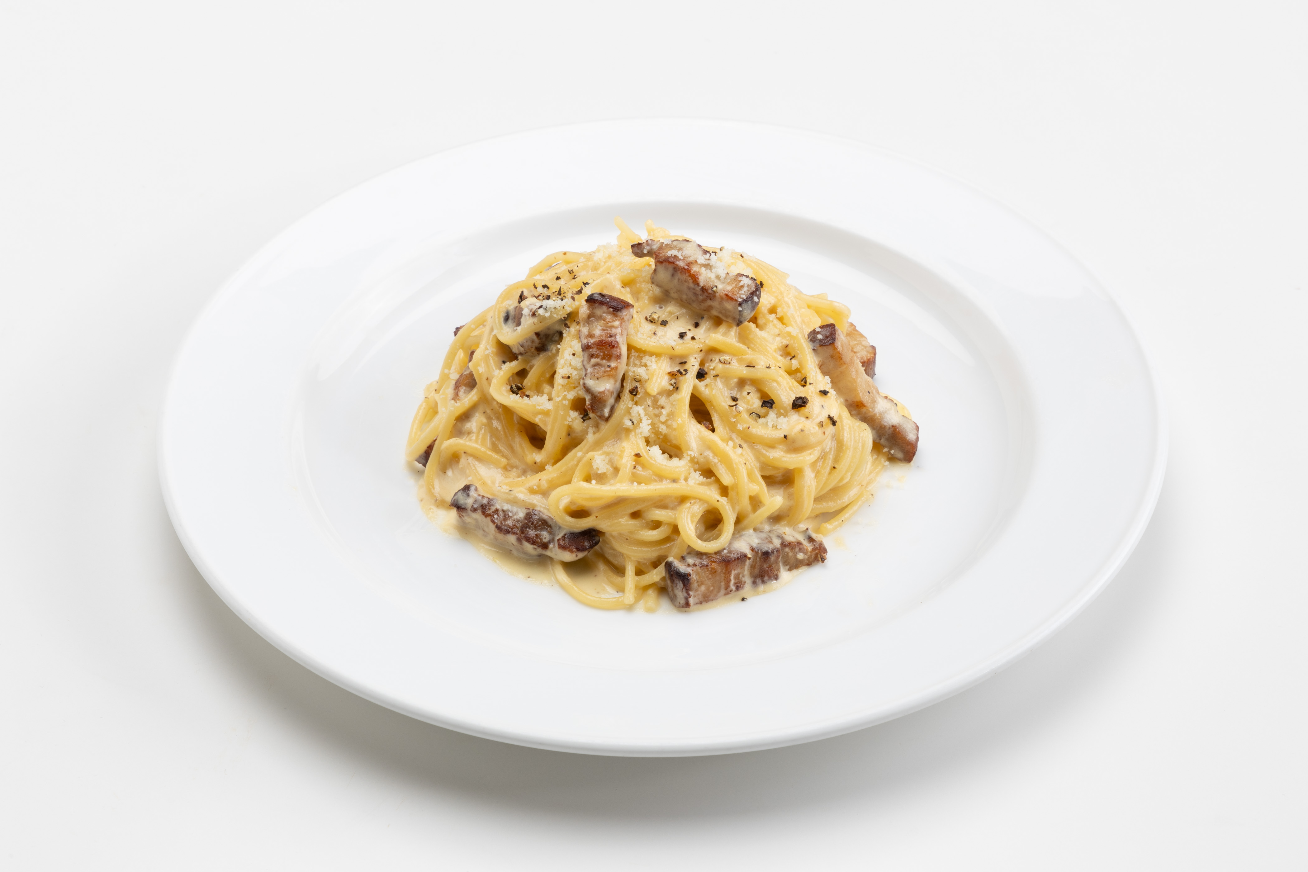 茨城町産梅里豚のカルボナーラ 茨城町産梅里豚のカルボナーラ