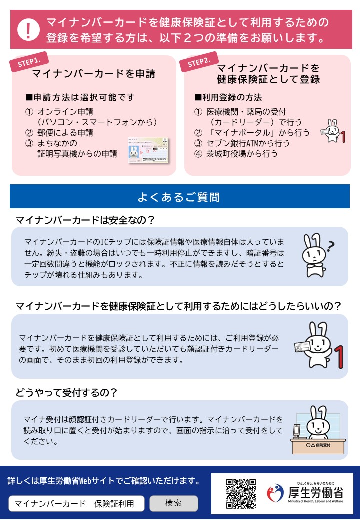 マイナ保険証リーフレット マイナ保険証リーフレット